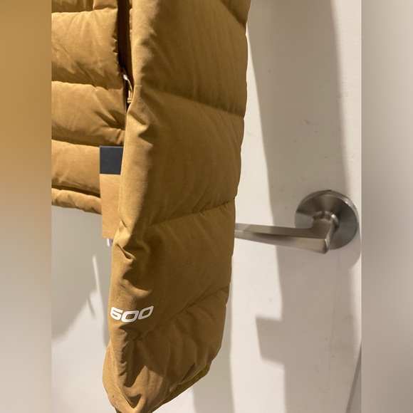 North Face Belleview Stretch Down Utility Brown Jacket - Picture 11 of 13
